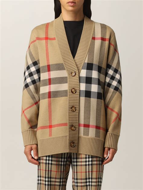 burberry vneck sweater|burberry check cardigan.